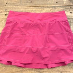 RARE RIPENED RASPBERRY LULULEMON PACE RIVAL SKIRT TALL!